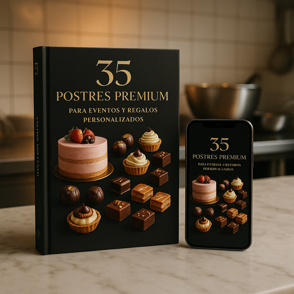 35 Postres Premium para Eventos y Regalos Personalizados