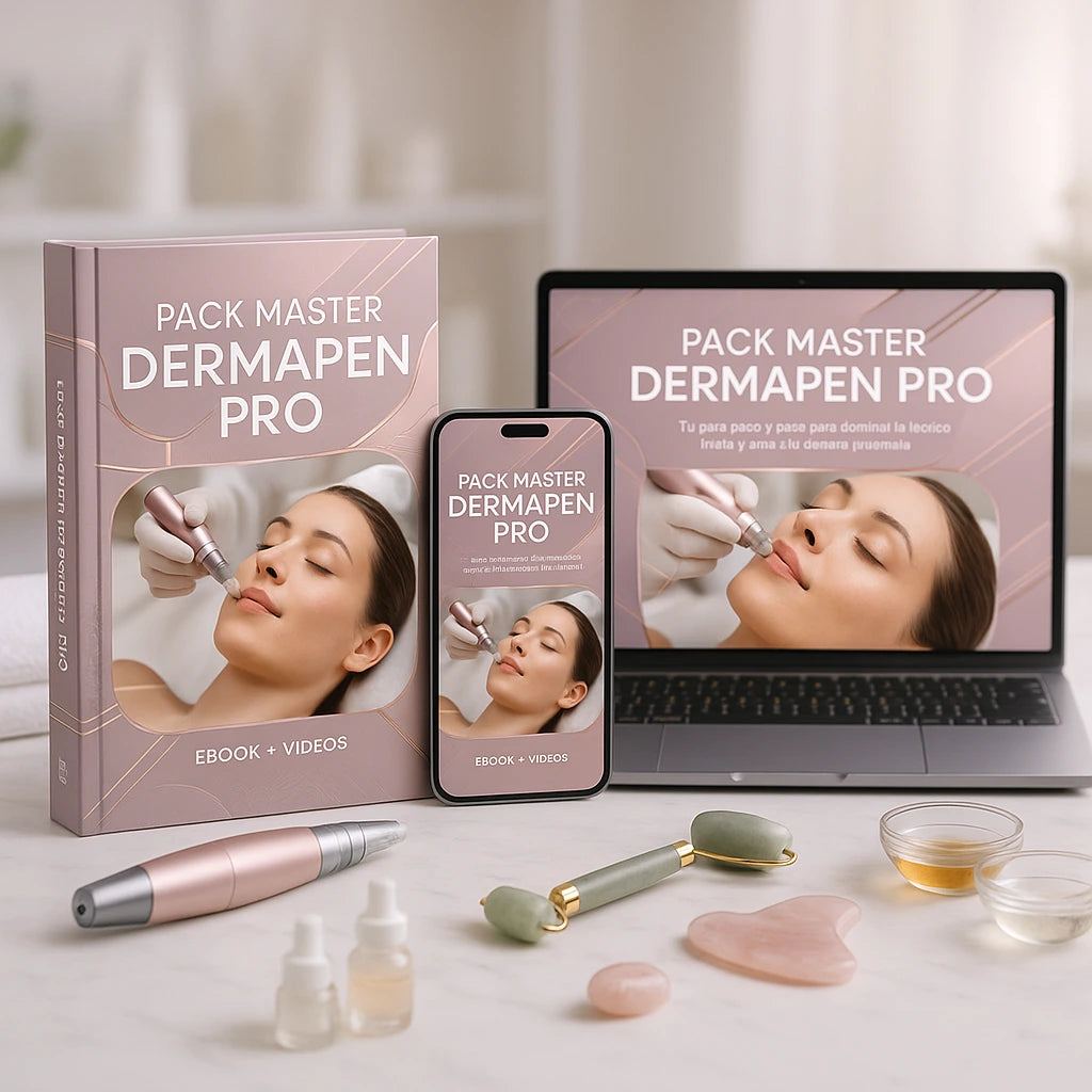 Pack Master Dermapen Facial PRO: Ebook y Clases en Video + 10 Bonus🎁