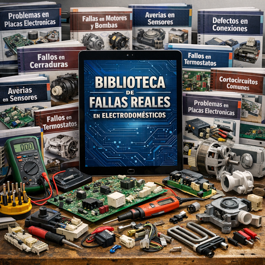 BIBLIOTECA DE FALLAS REALES EN ELECTRODOMÉSTICOS