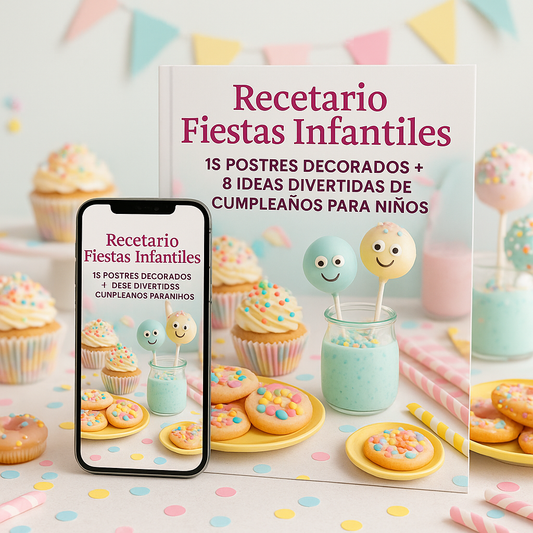 📓🎈Recetario Fiestas Infantiles