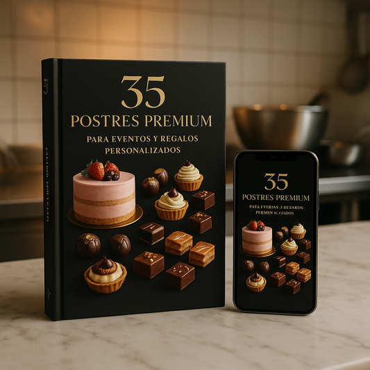35 Postres Premium para Eventos y Regalos Personalizados