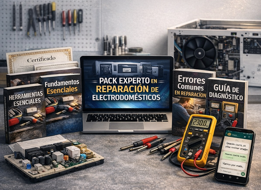 Pack Experto en Reparacion de Electrodomésticos + 7 BONOS DE REGALO